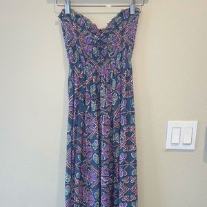 Tiare Hawai’i Strapless Maxi Dress S